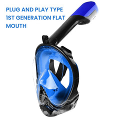 Full Face Snorkel Mask with Dry Tube
