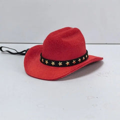 Pet Cowboy Hat with Adjustable Chin Strap