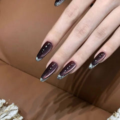 Black Brown Cat Eye Gel Polish - MIANEL 12ML Summer 2025