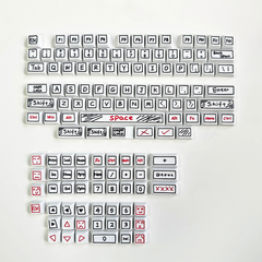 125 Key Dye Sub Gaming Keyboard Keycaps