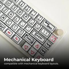 125 Key Dye Sub Gaming Keyboard Keycaps