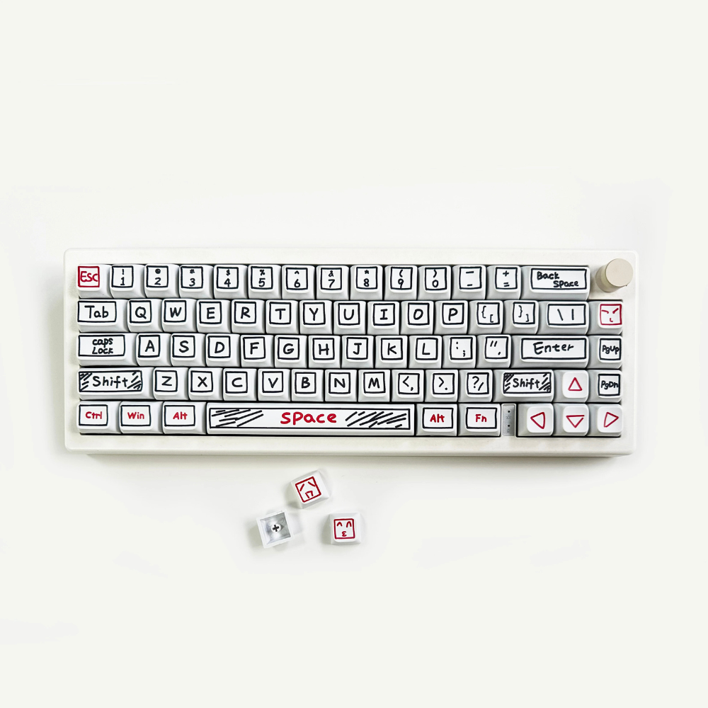 125 Key Dye Sub Gaming Keyboard Keycaps