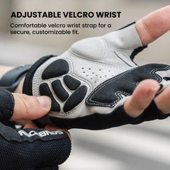 Gel-Padded Breathable Cycling Gloves — Half-Finger