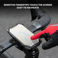 Gel-Padded Breathable Cycling Gloves — Half-Finger