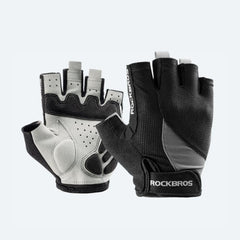 Gel-Padded Breathable Cycling Gloves — Half-Finger