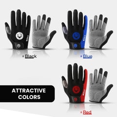 Gel Padded Half-Finger Cycling Gloves — Touchscreen, Anti-Slip