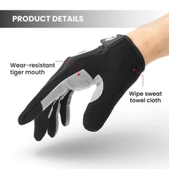 Gel Padded Half-Finger Cycling Gloves — Touchscreen, Anti-Slip