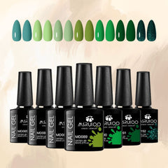 Gel Nail Polish Set 7 Colors UV Soak Off Long Lasting Kit