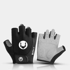 Gel Padded Half-Finger Cycling Gloves — Touchscreen, Anti-Slip