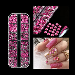Gold Silver Micro Caviar Beads Set for Nail Art 0.8-3mm