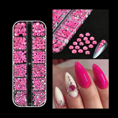 Gold Silver Micro Caviar Beads Set for Nail Art 0.8-3mm
