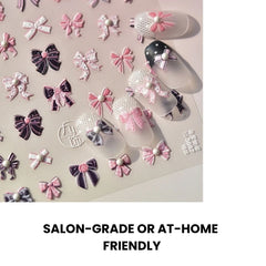 Golden Butterfly Nail Art Stickers - DIY Manicure Decals