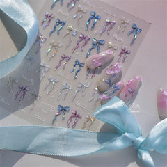 Golden Butterfly Nail Art Stickers - DIY Manicure Decals
