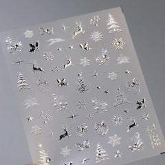 Golden Butterfly Nail Art Stickers - DIY Manicure Decals