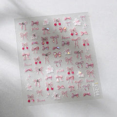 Golden Butterfly Nail Art Stickers - DIY Manicure Decals