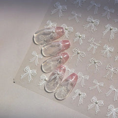 Golden Butterfly Nail Art Stickers - DIY Manicure Decals