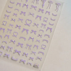 Golden Butterfly Nail Art Stickers - DIY Manicure Decals
