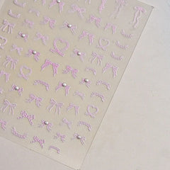 Golden Butterfly Nail Art Stickers - DIY Manicure Decals