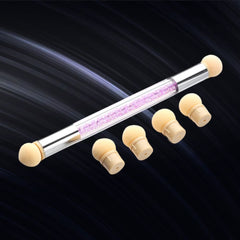 Gradient Sponge Nail Art Tool Kit: Gel Polish, Glitter, Dotting Pen