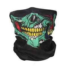 Skull Face Mask Neck Gaiter for Motorcycle & Outdoors