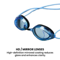 HD Mirrored Swimming Goggles — Leakproof & UV Safe