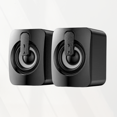 USB Wired LED Desktop HIFI Stereo Speaker