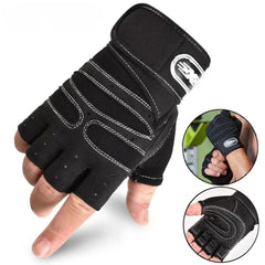 Half-Finger Cycling Gloves with Wrist Wrap