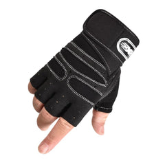 Half-Finger Cycling Gloves with Wrist Wrap