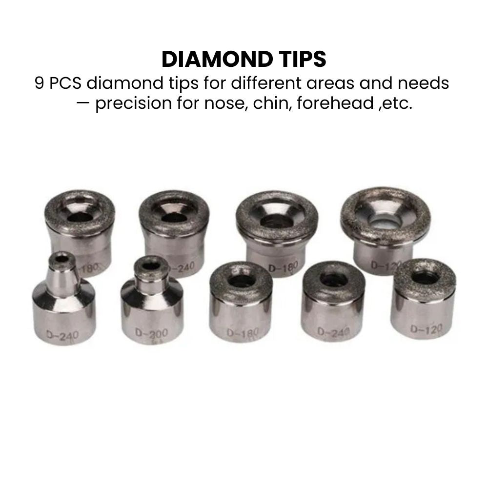 Handheld Diamond Dermabrasion Facial Skin Care Machine - daimond tips