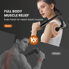 Head 4/6 Percussion Massage Gun + Foot Massager Combo