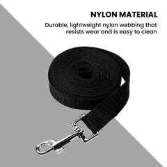 Heavy-Duty Nylon Dog Leash — Multiple Lengths