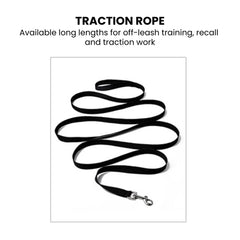 Heavy-Duty Nylon Dog Leash — Multiple Lengths
