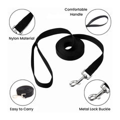 Heavy-Duty Nylon Dog Leash — Multiple Lengths