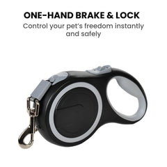Heavy-Duty Retractable Dog Leash for Large Dogs