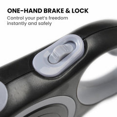 Heavy-Duty Retractable Dog Leash for Large Dogs