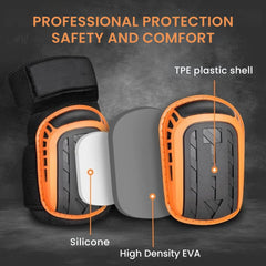 Heavy-Duty Professional Work Knee Pads with Comfort Gel