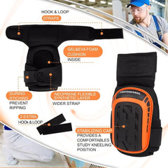 Heavy-Duty Professional Work Knee Pads with Comfort Gel