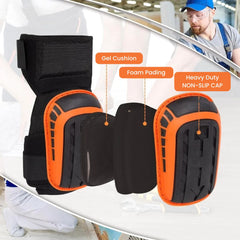 Heavy-Duty Professional Work Knee Pads with Comfort Gel