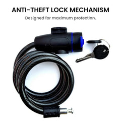 Heavy Duty 84cm Motorcycle Chain Lock with 2 Keys