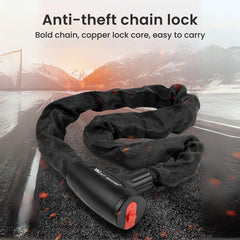 Heavy Duty Anti-Theft Bike Chain Lock with 2 Keys