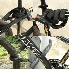 Heavy Duty Anti-Theft Bike Chain Lock with 2 Keys