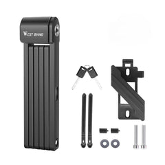 Heavy Duty Foldable Bike Lock with 3 Keys