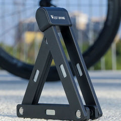 Heavy Duty Foldable Bike Lock with 3 Keys