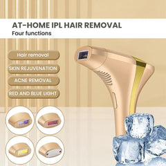 High-End Ice Laser IPL Hair Removal Device – 4-in-1 Face & Body -  four functions