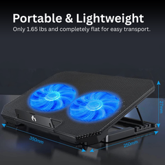 High-Power Laptop Cooler 12 to 16 Inch
