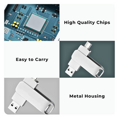 USB C 256GB High-Speed Pen Drive for SmartPhones