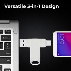 USB C 256GB High-Speed Pen Drive for SmartPhones
