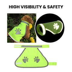 Reflective Dog Safety Vest – High Visibility Pet Jacket