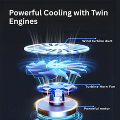 High-Power Laptop Cooler 12 to 16 Inch