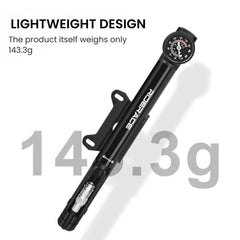 High Pressure Bike Pump with Gauge 160PSI